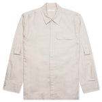 Cotton-Linen Cargo Shirt - Twill/Natural