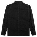 Lino Nylon Tela Field Jacket - Black