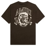 Lion Outline Tee - Dark Brown