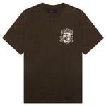 Lion Outline Tee - Dark Brown