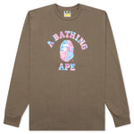 Liquid Camo College L/S Tee - Brown