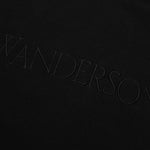 Logo Embroidery Hoodie - Black