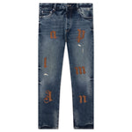 Logo Patch 5 Pockets - Blue/Golden Brown