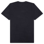Long Horn Short Sleeve T-Shirt - Washed Black