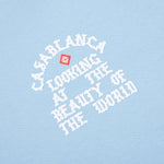Looking at the Beauty of the World Sweatshirt - Pale Blue