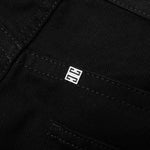 Loose Fit Pant w/ Cargo Pocket and Zip - Black