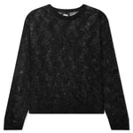 Loose Knit Cross Cable - Black