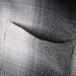 Loose Weave Plaid Shirt - Grey