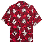 MA Quad Bowling Shirt - Deep Red