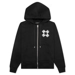 MA Quad Zip Up Hoodie - Black