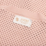 MA Swirl Crochet Crewneck - Blush