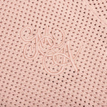 MA Swirl Crochet Crewneck - Blush