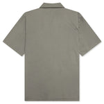 Script Camp Collar Shirt - Washed Khaki