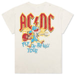 AC/DC Fly on the Wall Crew Tee - Off White