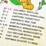 Jerry Garcia Tour S/S T-Shirt - Tie Dye