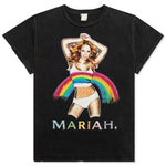 Mariah Crew Tee - Coal Pigment
