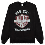 Motley Crue Girls Crew Fleece - Coal Pigment