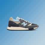 Made in USA 998 - NB Navy/Chrome Blue