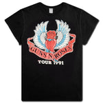 Guns N Roses Crew Tee - Coal Pigment