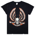 Ride to Live Live to Ride - Washed Black