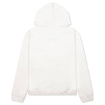 Upside Down Logo Hoodie - Off White/Black Embroidery