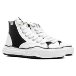 Peterson High OG Sole Rubber Painted Canvas Sneaker - Black/White