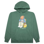 Making the Grade Bear Pullover Hoodie - Fern
