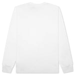 Marbling Camo Ape Head Relaxed Fit L/S Tee - White