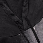 Mark Flood Oversized Graphic Hoodie - Washed Black