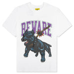 Beware of Dog Washed T-Shirt - White