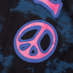 Cali Arc Peace Sweatpants - Navy Smoke Tie Dye