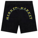 Cali Lock Gradient Sweatshorts - Black 