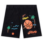 Meet Me Offline Shorts - Black