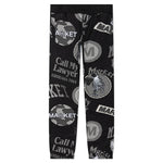 Monogram Grayscale Sweatpants - Black