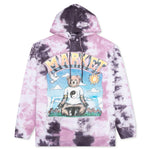 Namaste Bear Day and Night Hoodie - Lavender Lizard Tie-Dye