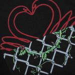 RW Reworked Grid T-Shirt - Overdyed Black