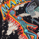 Skelly Digital Dunk Hoodie - Black Bleach Dye