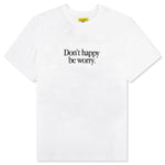 Smiley Earth on Fire T-Shirt - White