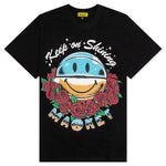 Smiley Keep on Shinning T-Shirt - Black