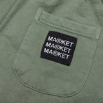 Smiley Look At The Bright Side Sweatpants - Sade Green
