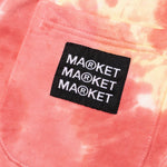 Smiley Look At The Bright Side Tie-Dye Sweatshorts -Pink