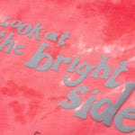 Smiley Look At The Bright Side Tie-Dye Sweatpants - Pink