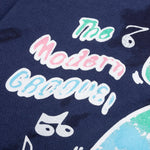 Smiley Records Angel Sigh Hoodie - Navy Tie-Dye