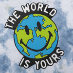 Smiley Peace and Harmony World T-Shirt - Tie Die