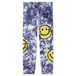 Smiley Sun Dye Sweatpants - Yellow/Blue