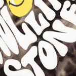 Smiley Rolling Stones Tie-Dye Sweatpants - Black Tie-Dye