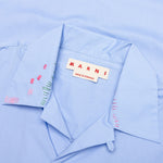 Embroidered Shirt - Iris Blue