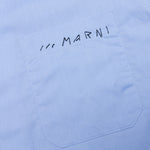 Embroidered Shirt - Iris Blue