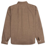 Woven Boxy Shirt - Raw Sienna