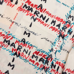 Crossroads Print Poplin Shirt - Antique White